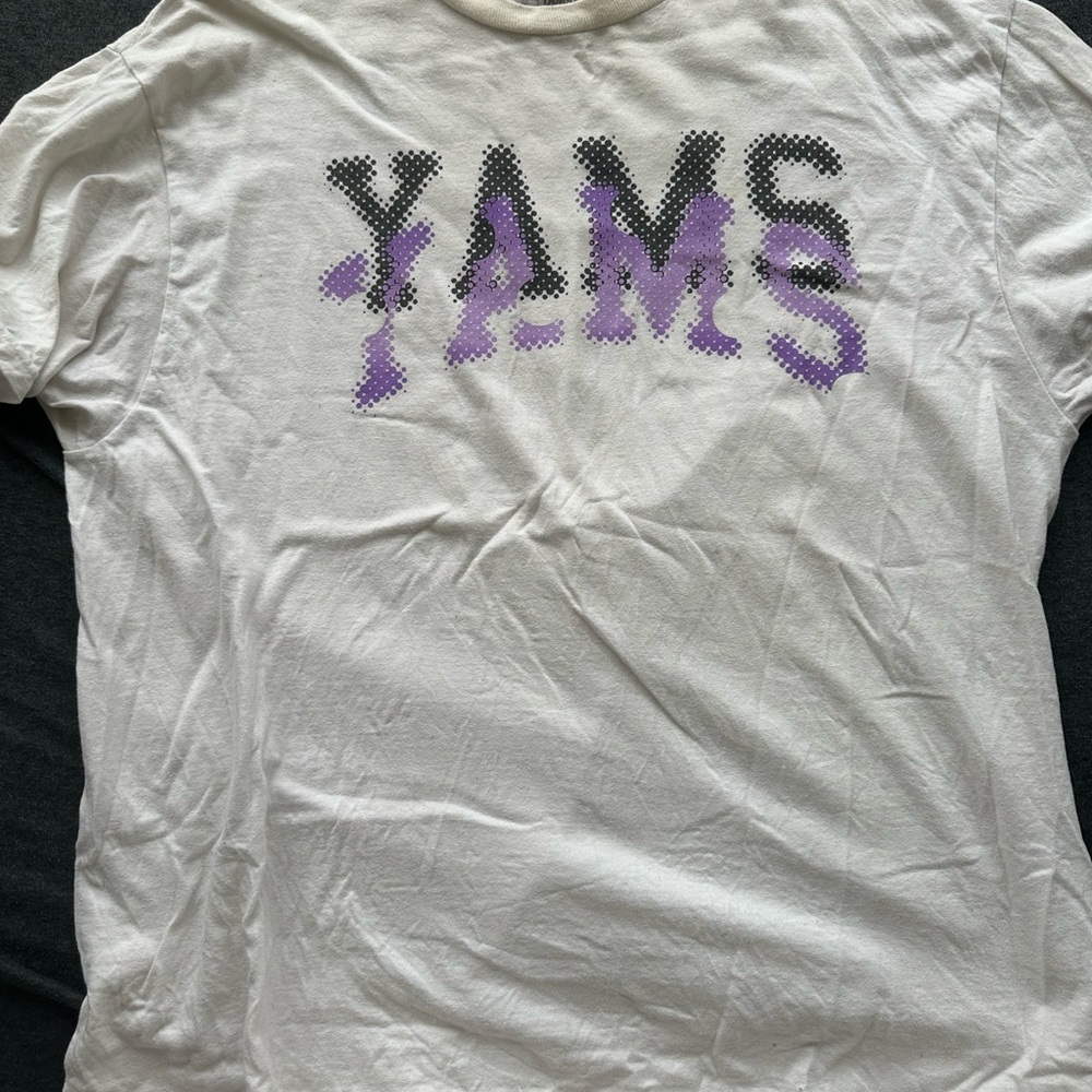 White and Purple Graphic Tee